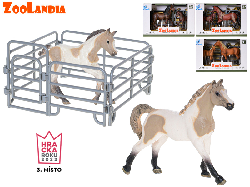 Mikro Trading Zoolandia kůň s hříbětem a doplňky