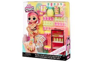 MGA L.O.L. Surprise! O.M.G. Nehtové studio s panenkou - Pinky Pops Fruit Shop
