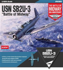 Academy USN SB2U 3 Battle of Midway Limited Edition 1:48