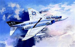 Academy- McDonnell F-4J Phantom II VF-84 JOLLY ROGERS Model Kit 12305 1:48