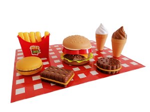 Mac Toys Sada potravin - Fast food