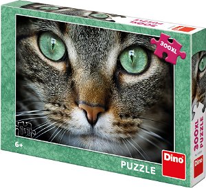 Dino Puzzle - Zelenooká kočka - 300 dílků XL