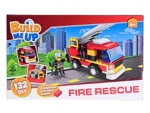 Mikro trading Stavebnice BuildMeUP - Hasiči (Fire rescue) - 132 ks