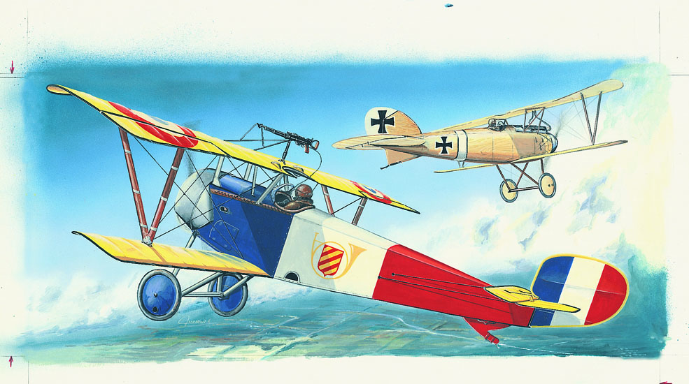 Směr Plastikový model letadla Nieuport 11/16 Bebe""