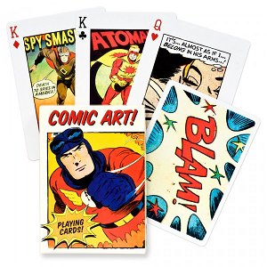 Piatnik Poker / Bridž - Vintage Comic Art