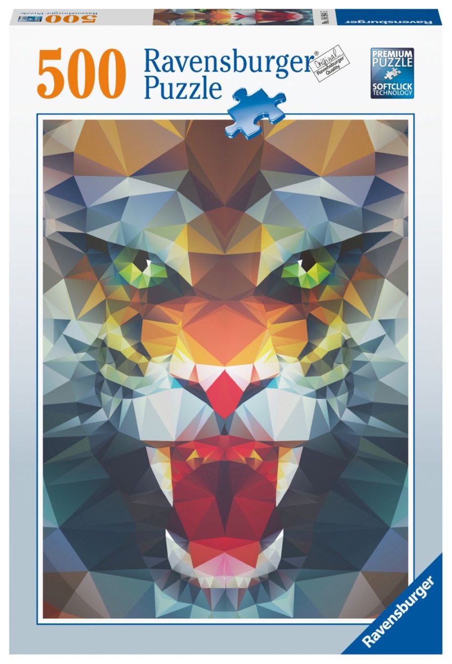 Ravensburger Puzzle - Polygonový lev - 500 dílků