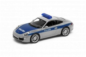 Teddies Auto Welly policie Porsche 911(991) Carrera S - 12 cm