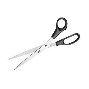 Kancelářské nůžky 25cm - černé - 1ks/bal