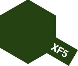 Tamiya Barva akrylová matná - Zelená (Green) - Mini XF-5