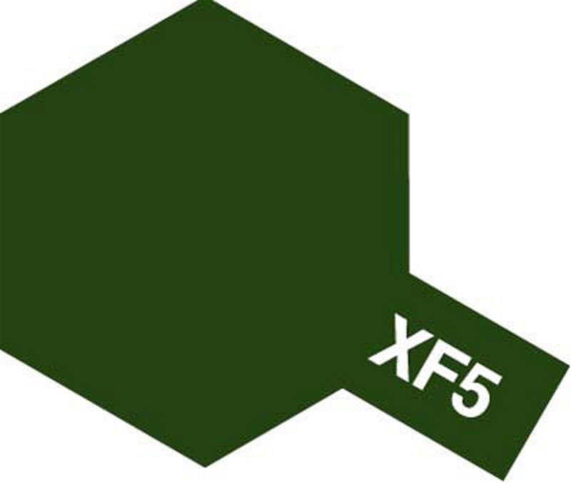 Tamiya Barva akrylová matná - Zelená (Green) - Mini XF-5