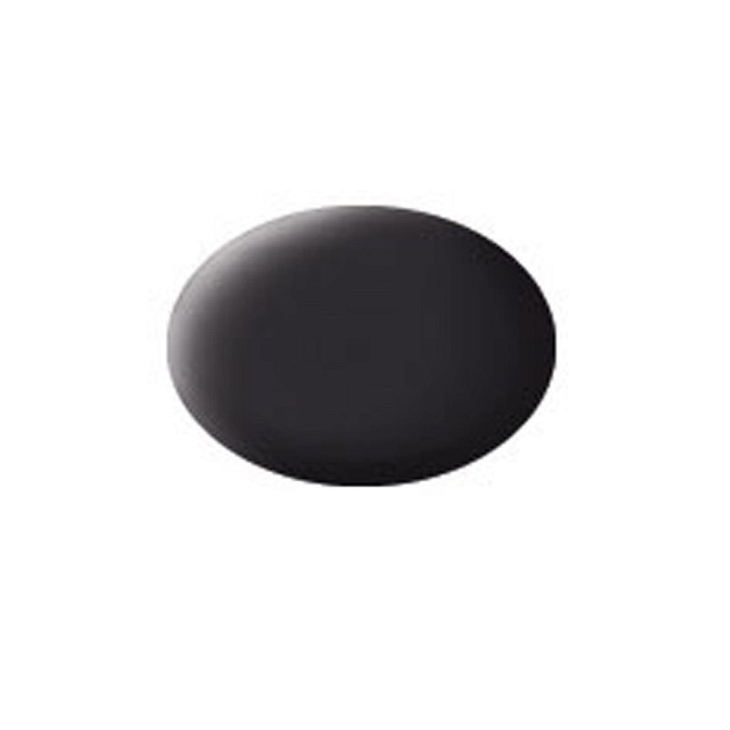 Revell akrylová 36106: matná dehtově černá tar mat