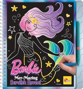Liscianigiochi Barbie Sketch Book Mer Mazing Scratch Reveal