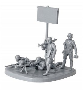 Zvezda figurky německý anti tankový tým 1:72