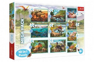 Trefl Puzzle - Seznamte se se všemi dinosaury - 10v1