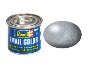 Revell Barva emailová metalická - Ocelová (Steel) - č. 91