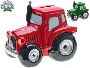 Mikro trading Kids Globe Farming - Pokladnička porcelánová - Traktor
