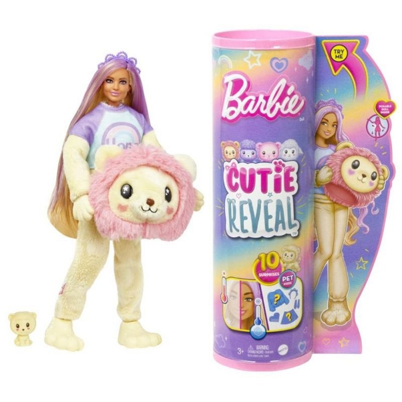 Barbie Cutie Reveal Pastelová edice Lev
