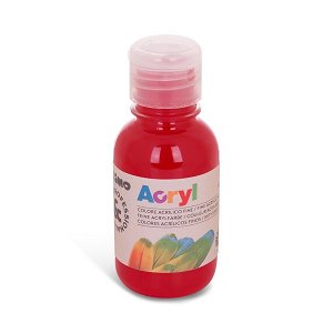 PRIMO Akrylová barva - 125 ml - karmínově červená