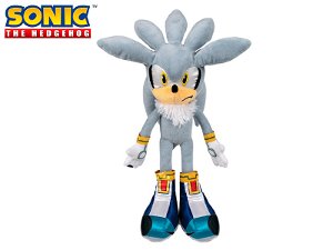 Mikro trading Sonic - Silver the Hedgehog plyšový - 30 cm