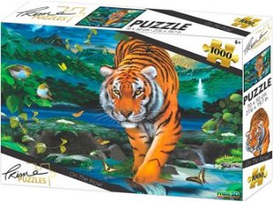PRIME 3D Puzzle Tygr na lovu 1000 dílků