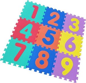 ALLTOYS Pěnové puzzle Čísla (30x30)