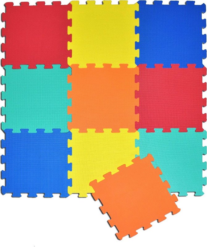 Wiky SUN TA TOYS Pěnové puzzle barevné S4 (30x30)