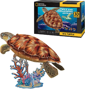 CUBICFUN 3D puzzle National Geographic: Mořská želva 31 dílků