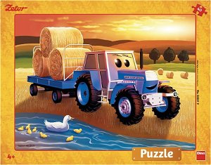DINO Puzzle Traktor Zetor 40 dílků
