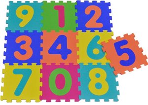 Wiky SUN TA TOYS Pěnové puzzle Čísla S4 (30x30)