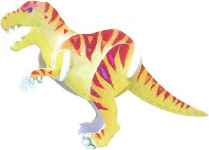 ARTLOVER 3D puzzle Tyranosaurus Rex s barvičkami