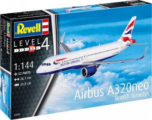 REVELL Plastic ModelKit letadlo 03840 - Airbus A320 neo British Airways (1:144)