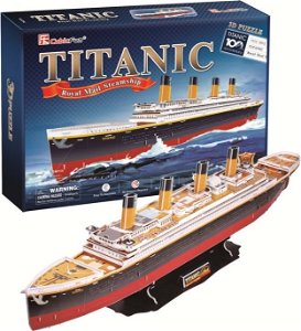 CUBICFUN 3D puzzle Titanic (velký) 113 dílků
