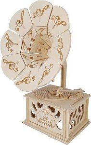 WOODEN TOY / WCK WOODEN TOY , WCK 3D puzzle Gramofón