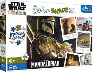 TREFL Puzzle Super Shape XL Star Wars: Mandalorian 160 dílků
