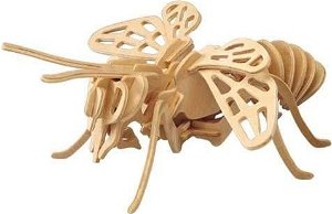 WOODEN TOY / WCK WOODEN TOY , WCK 3D puzzle Včela