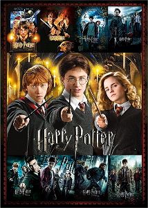 AQUARIUS Puzzle Harry Potter: Filmové plakáty 1000 dílků