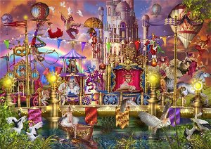 BLUEBIRD Puzzle Přehlídka kouzelného cirkusu 1500 dílků