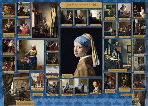 COBBLE HILL Puzzle Vermeer 1000 dílků