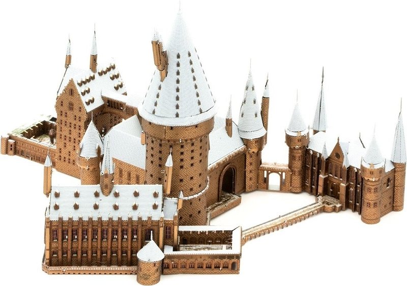 METAL EARTH 3D puzzle Harry Potter: Zasněžený Bradavický hrad (ICONX)