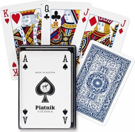 PIATNIK Poker,Bridž - Plastové karty v krabičce