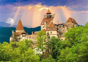 ENJOY Puzzle Drákulův hrad, Bran, Rumunsko 1000 dílků