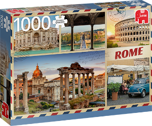 JUMBO Puzzle Pozdravy z Říma 1000 dílků