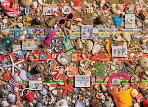 COBBLE HILL Puzzle Plážová scéna 1000 dílků
