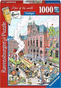 RAVENSBURGER Puzzle Města světa: Groningen 1000 dílků