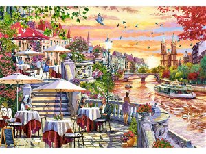 CASTORLAND Puzzle Romantika ve městě 1000 dílků