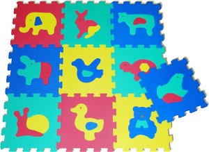 Wiky SUN TA TOYS Pěnové puzzle Zvířata S4 (30x30)