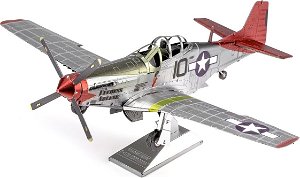 METAL EARTH 3D puzzle Tuskegee Airmen P-51D Mustang (ICONX)