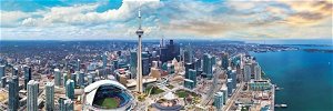 EUROGRAPHICS Panoramatické puzzle Toronto, Kanada 1000 dílků