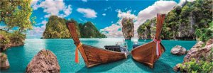 CLEMENTONI Panoramatické puzzle Zátoka na ostrově Phuket 1000 dílků