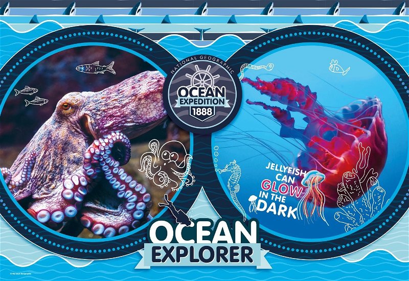 CLEMENTONI Puzzle National Geographics: Oceánská expedice 180 dílků